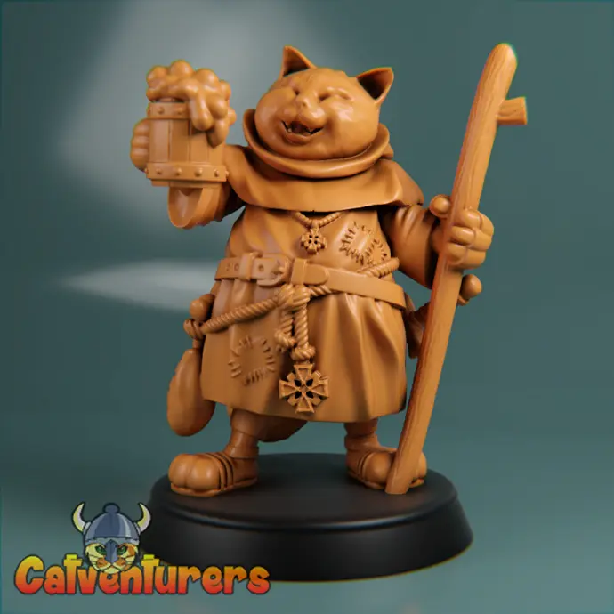 Friar Tabbyck, le moine joyeux.