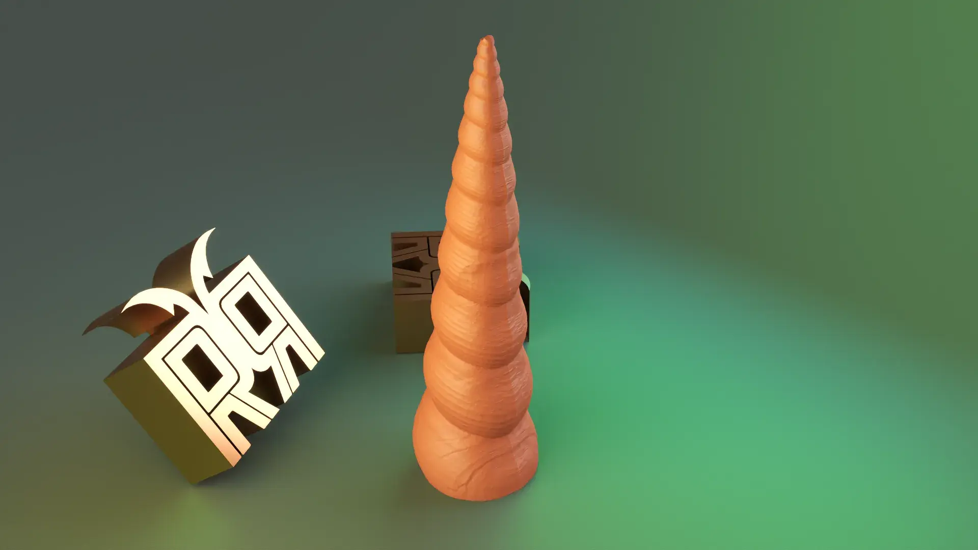 Unicorn horse horn