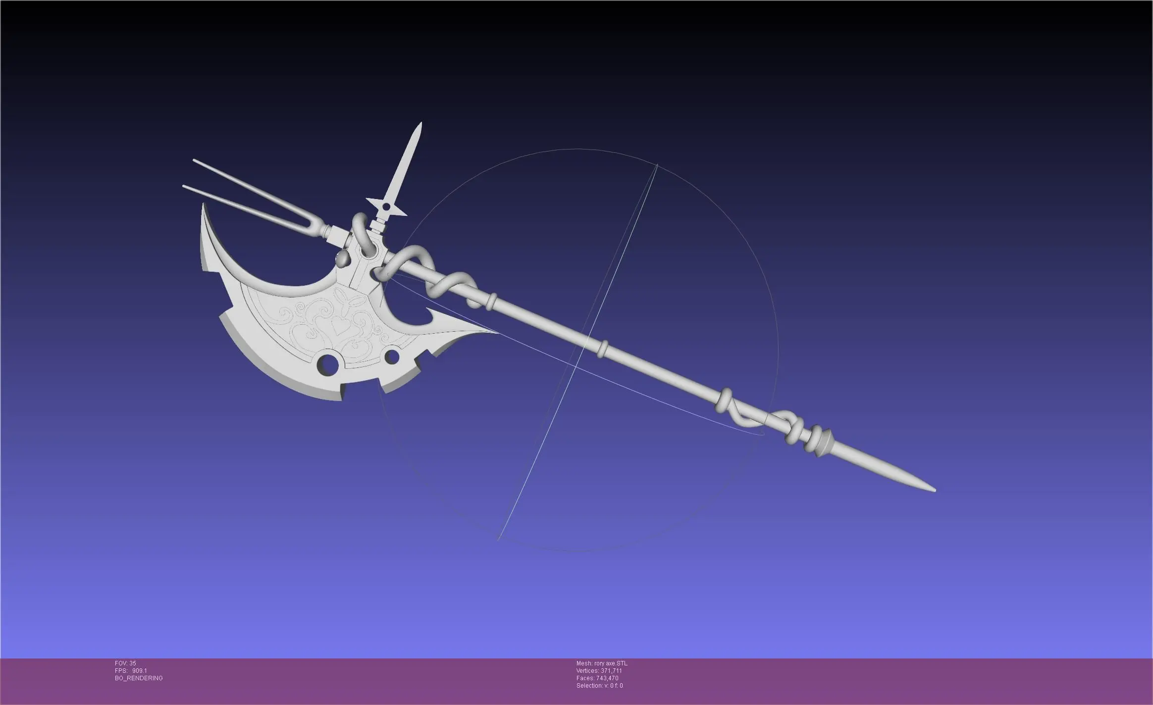 Gate Rory Mercury Axe Printable Assembly