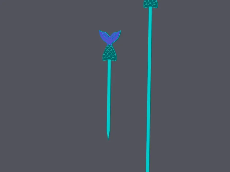 Mermaid Tail - Cocktailset Stick and Pick v2