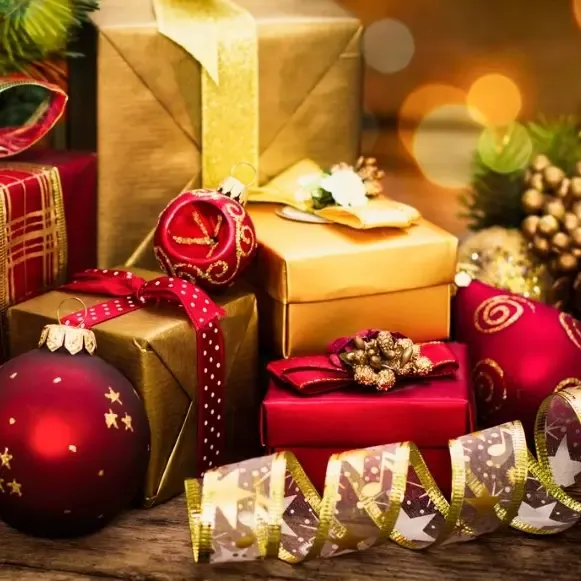 figurine cadeaux de Noël 