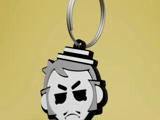 Gray | Brawl Stars Keychain Series