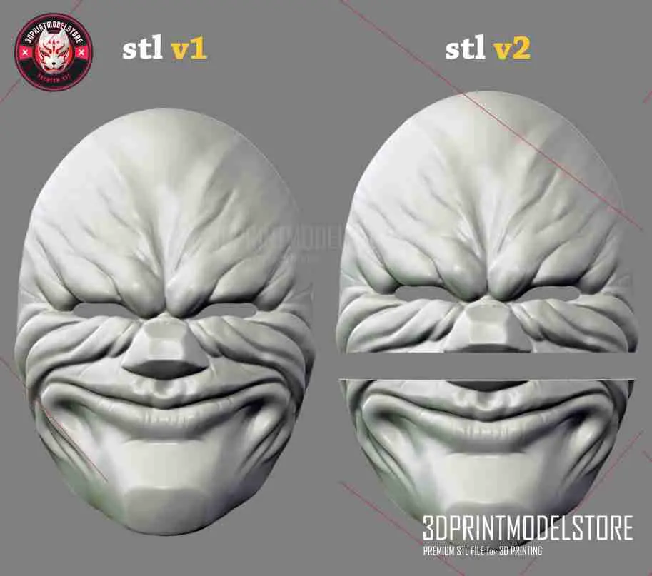 Payday Game Cosplay Mask - Halloween Costume