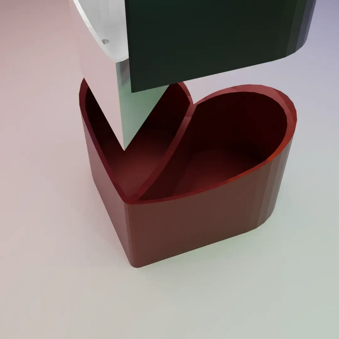 Valentine Heart Shape Flower Pot