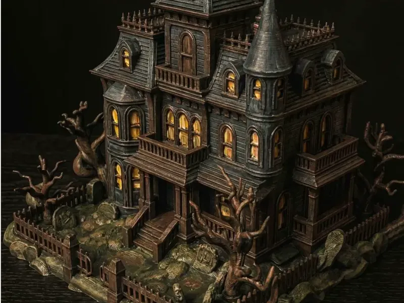 Haunted Gothic Mansion | Victorian Spooky House | Halloween