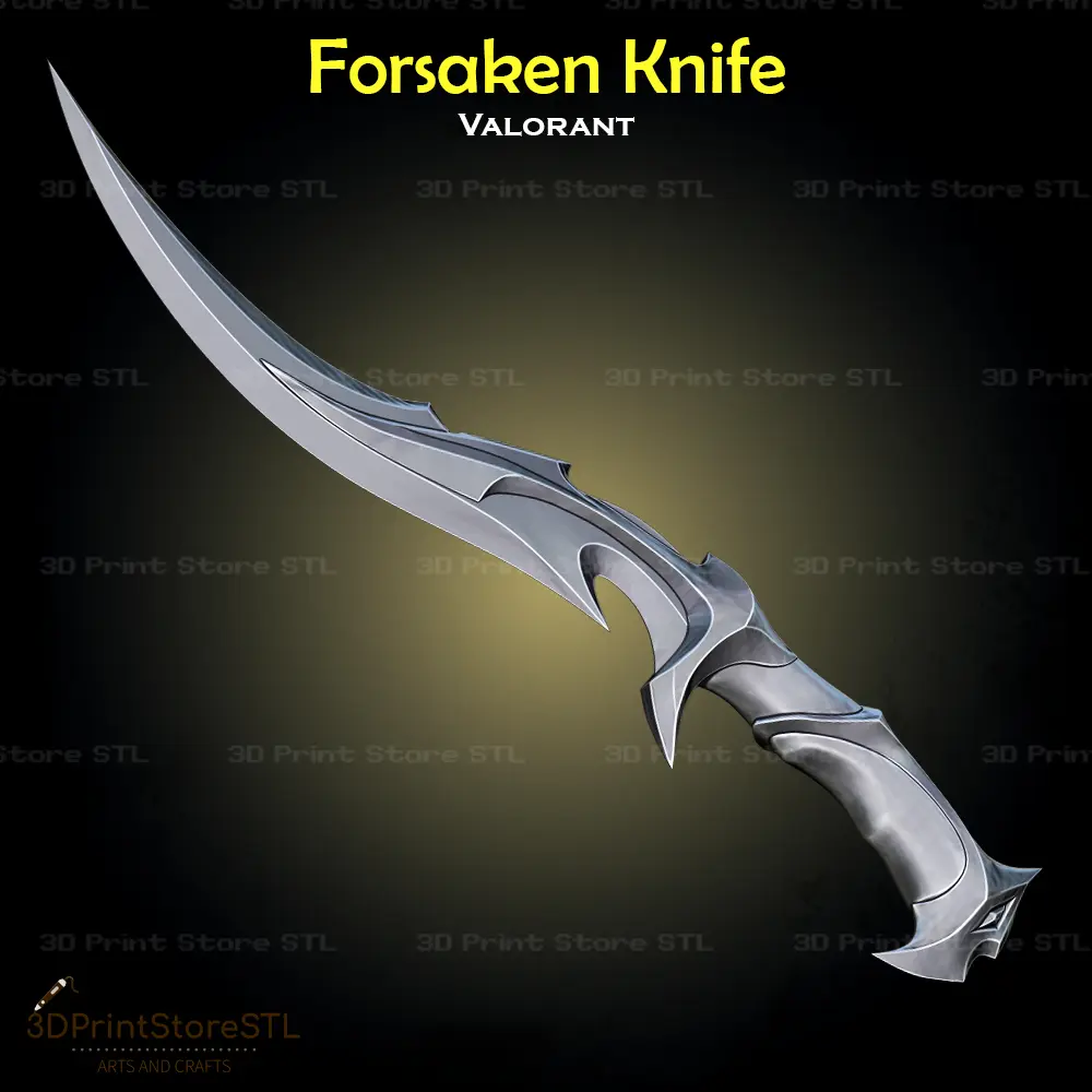Coltello Forsaken Cosplay Valorant - File STL