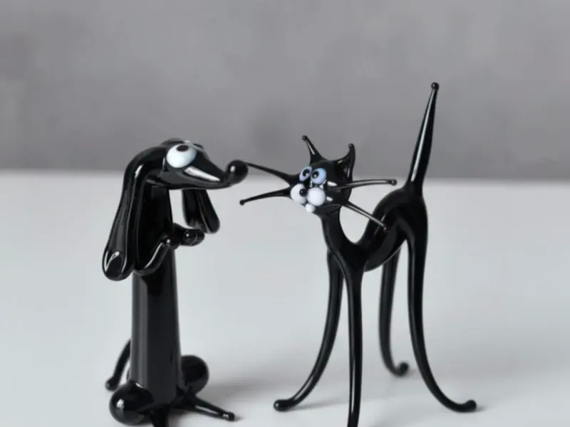 STL Model Pack: Minimalist Animal Duo (Dog & Cat)