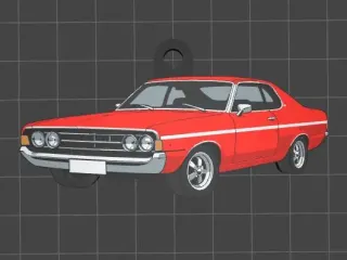 Ford Fairlane Keychain