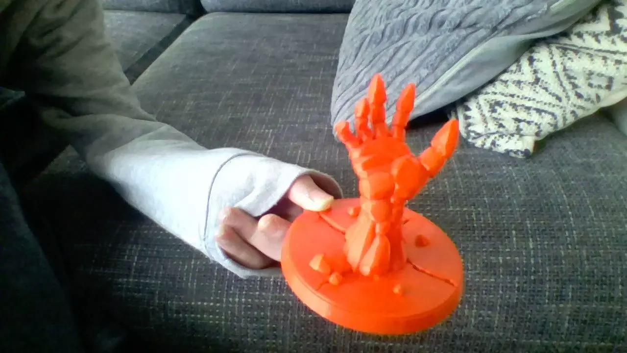 stenen hand