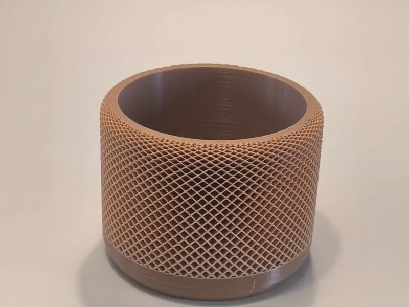 checkered vase