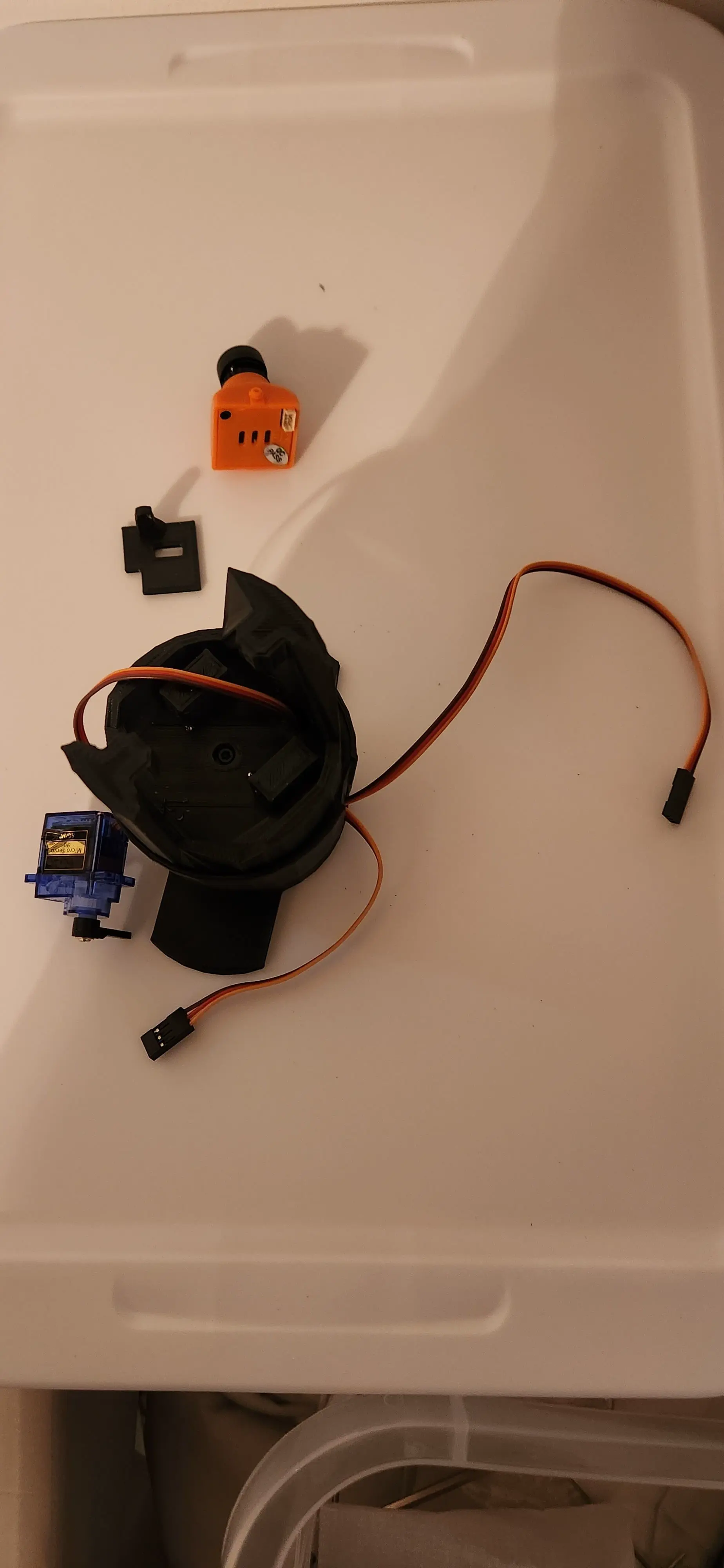 Fpv camera pan and tilt turret