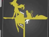 door frames halloween witch flying-1