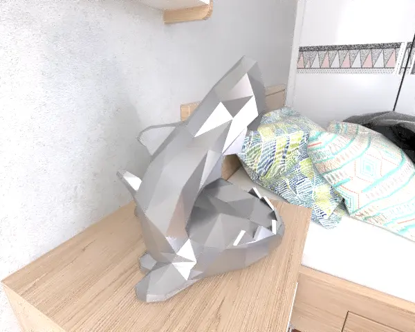 Tiny Shark Lowpoly Low Poly
