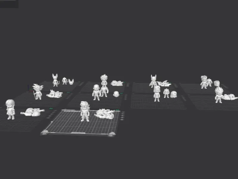 Coleccion Miniaturas x10 Dragon Ball Z y Super
