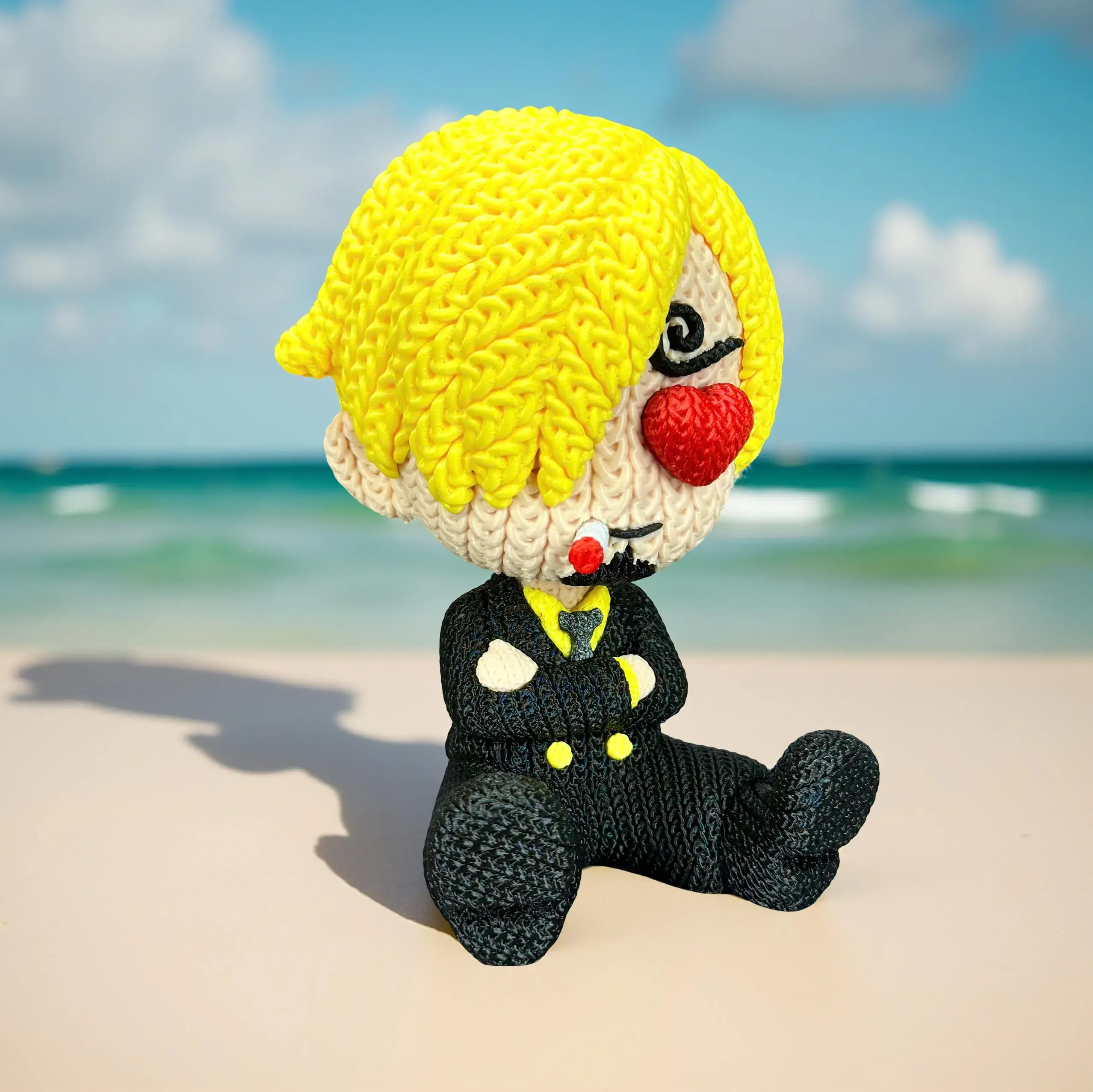 Sanji - Knitted - Crochet - One PIece - Multipart