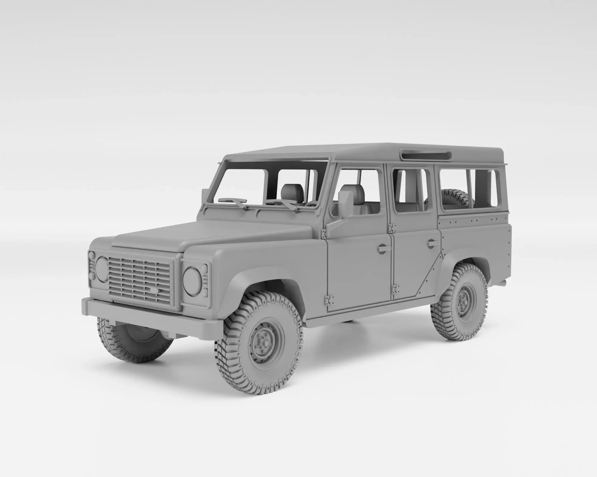 Land Rover Defender 110 - H0 scale car model kit