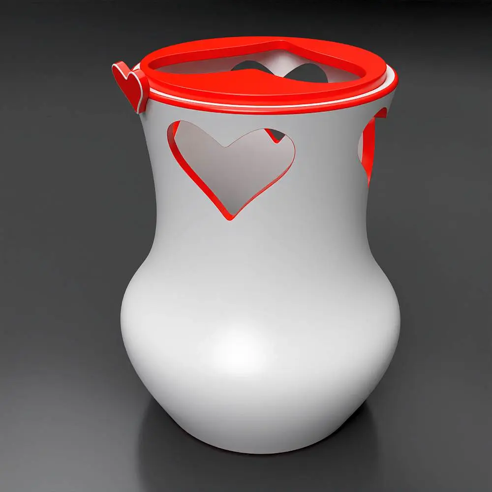 Love vase or jar