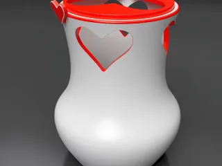 Love vase or jar