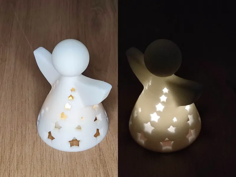 Angel – Festive LED Tealight Decoration with Elegant Simplic