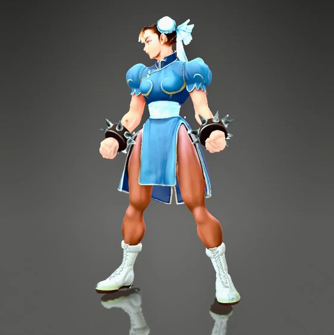 Chung Li Build Characters & Creatures STL Download - Chun li SFby Foxtrot007