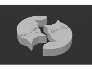 Yin-yang cats