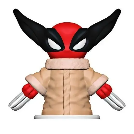 Grogu Bebek Yoda Deadpool Ryan Reynolds Wolverine