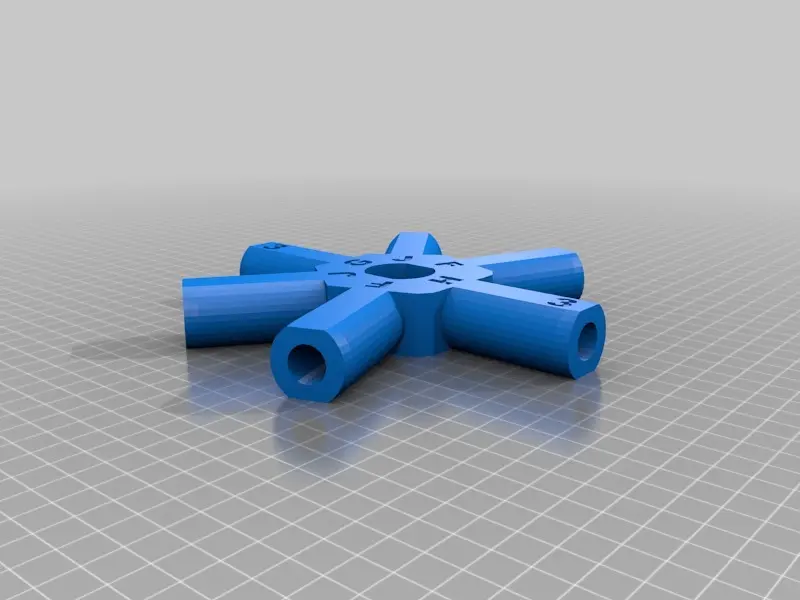 Connettori a cupola geodetica 8V per tubi in PVC da 1