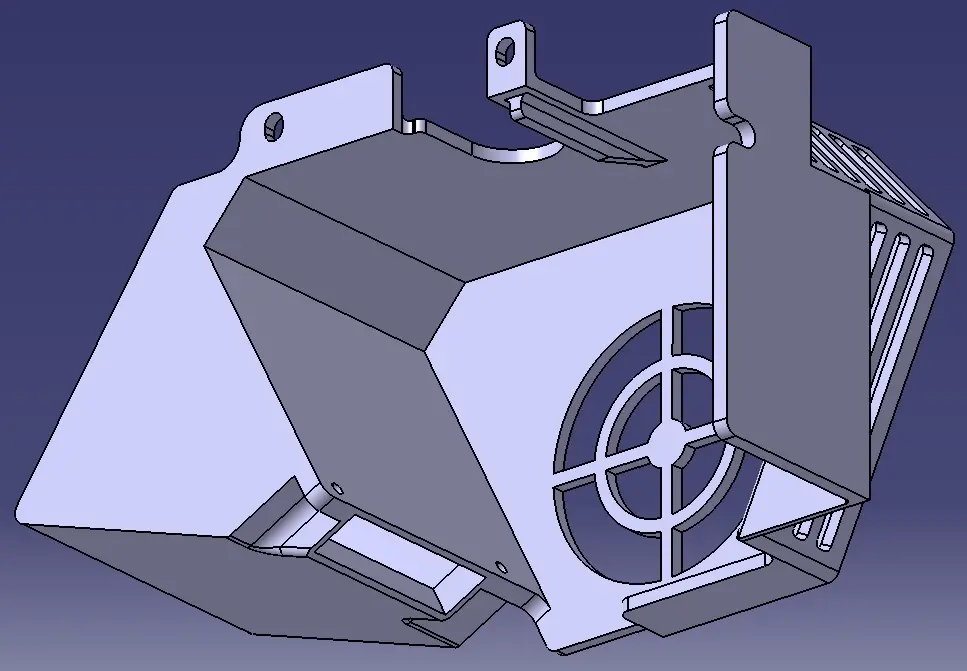 [CR6-SE] Improved original case 40mm fan