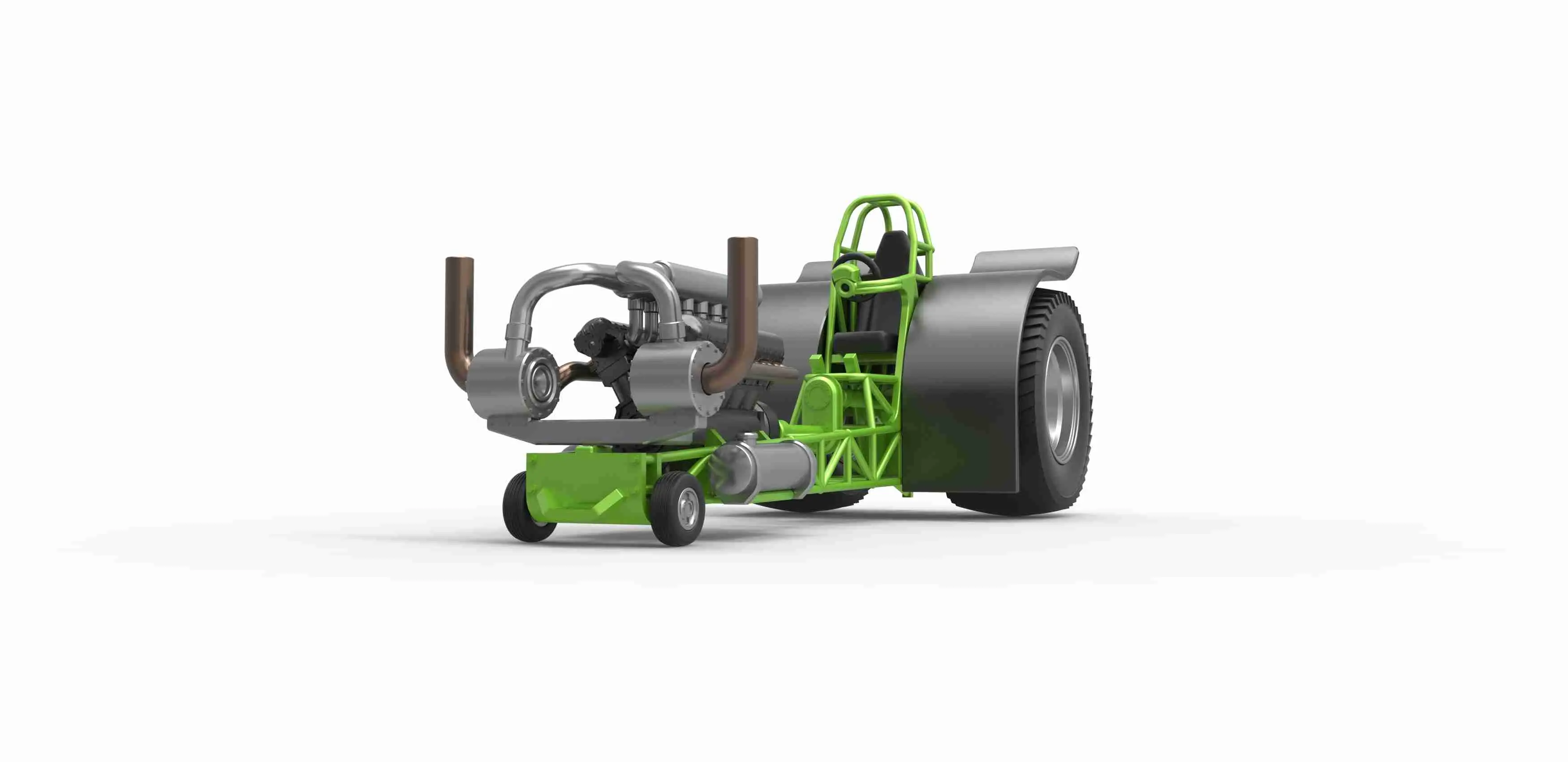 Trattore trainante con motore turbo V12 Versione 1 Scala 1:25