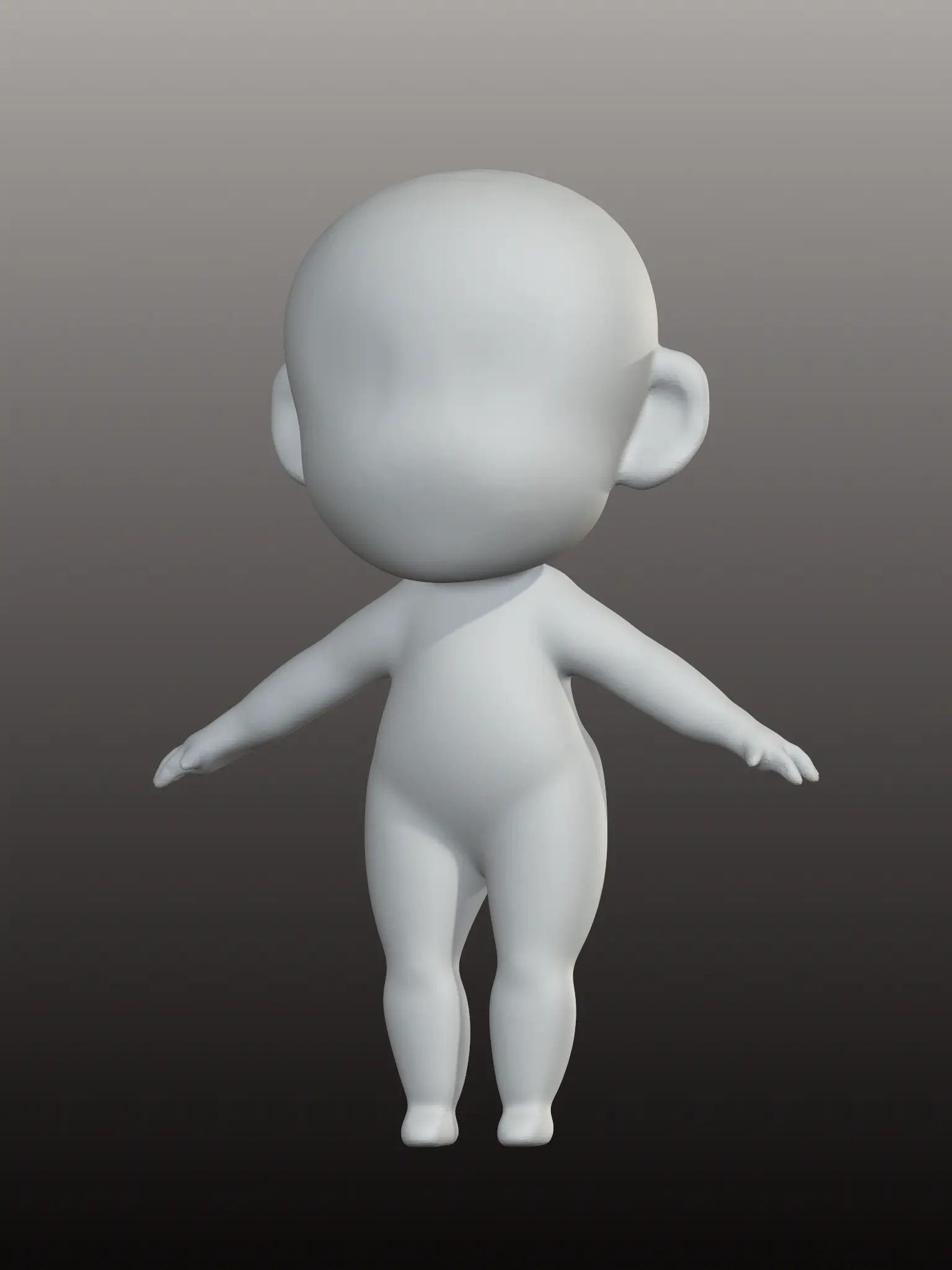 Chibi Base Mesh