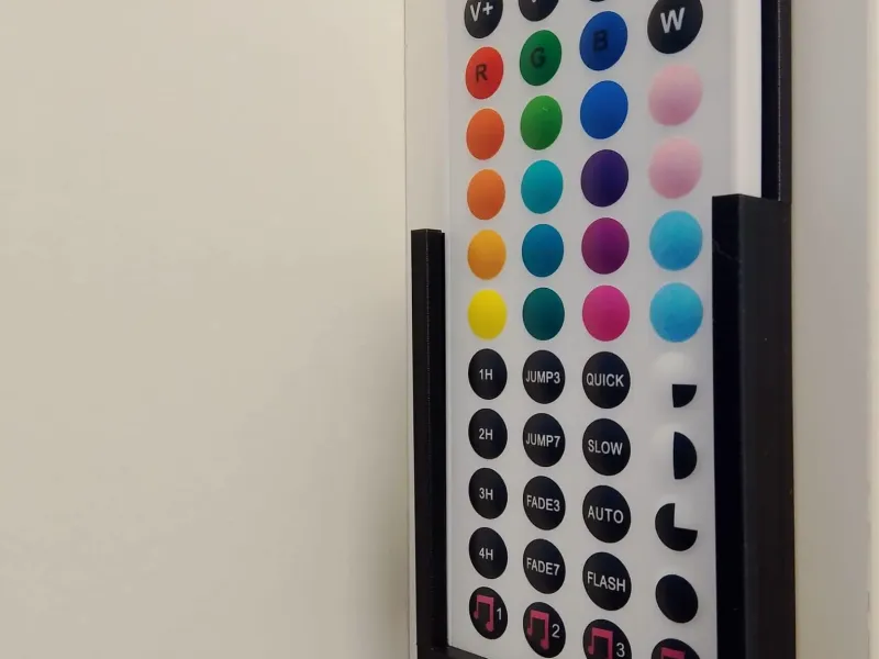 LED remote holder