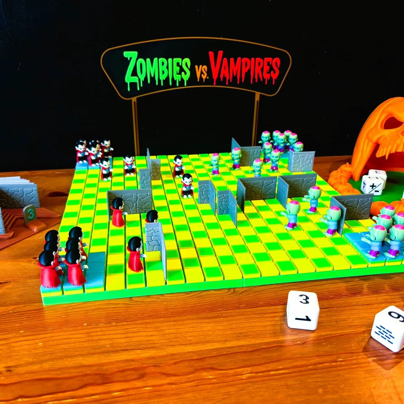 Halloween GAME-Zombies VS. Vampires