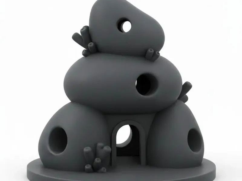 Stacked Stone Cave – Aquarium Hideout