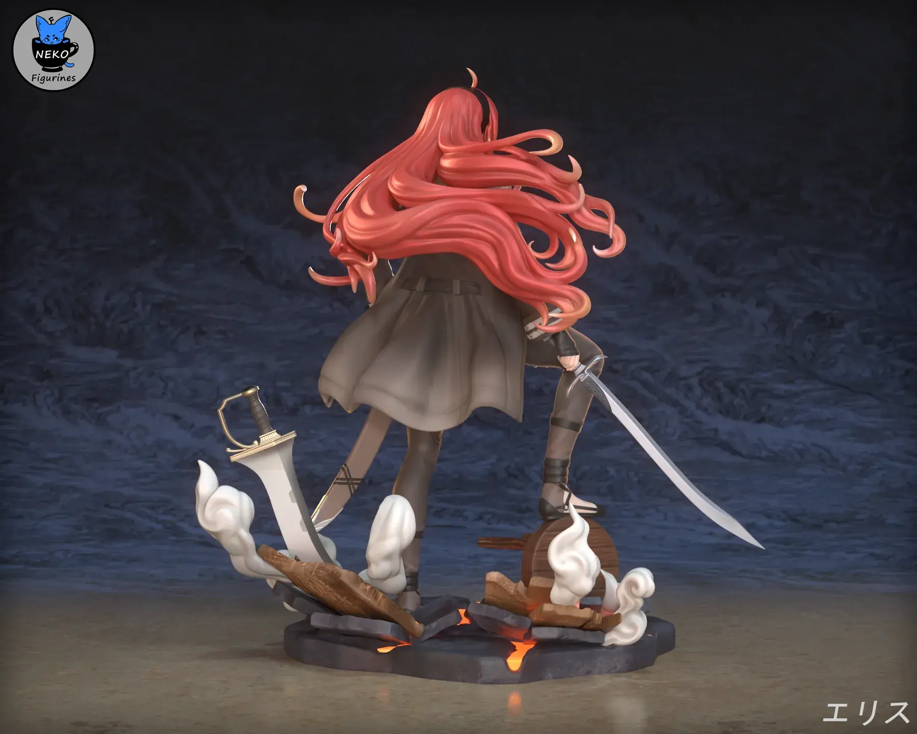 Eris Greyrat - Mushoku Tensei Anime Figurine for 3D Printing