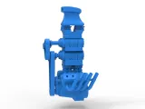 Engine V8 with double supercharger Version 8 Scale 1:25-1