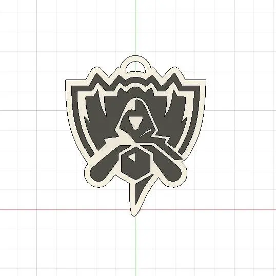 League of Legends Worlds keychain