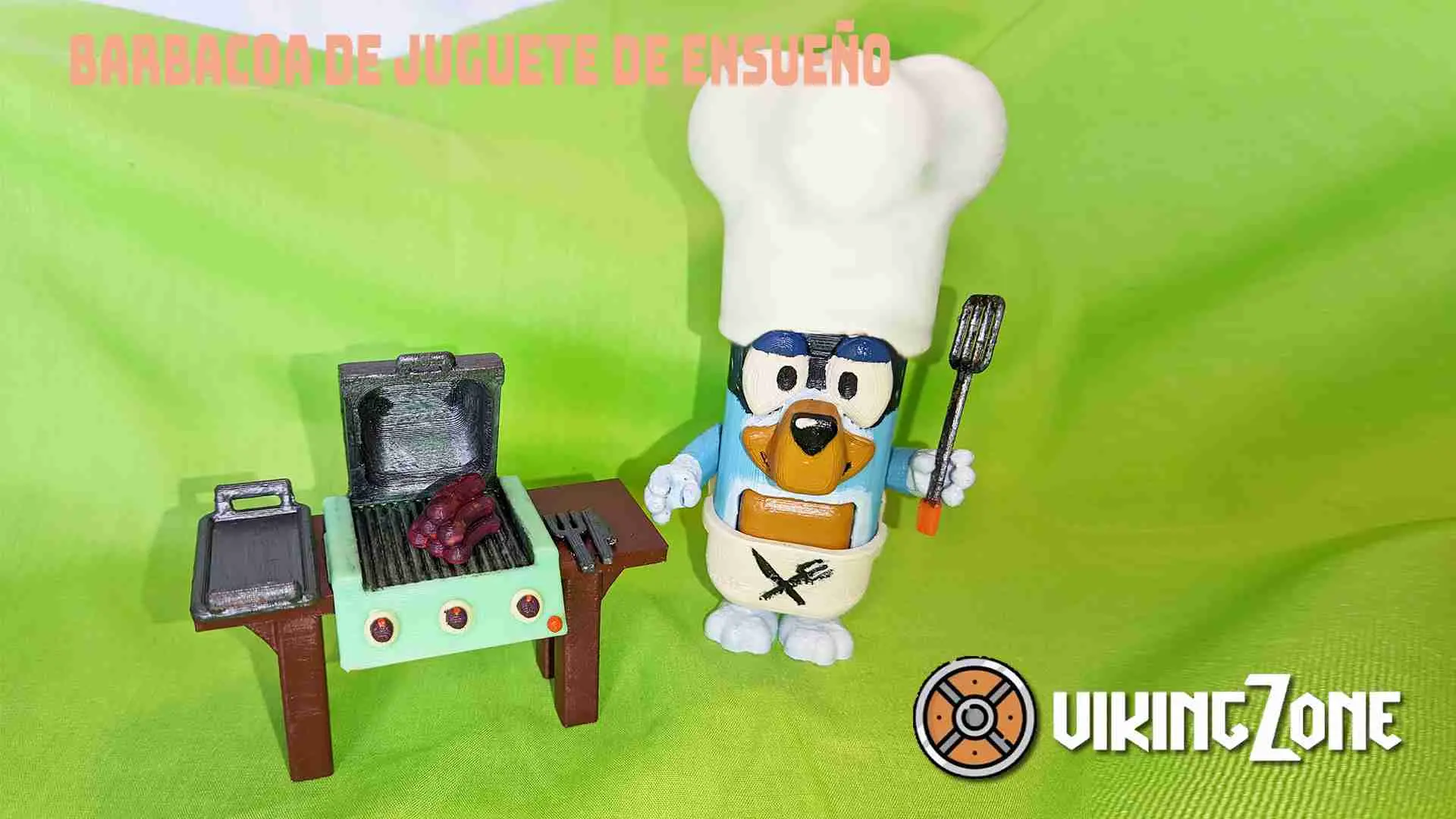 Le barbecue des jouets de rêve : Bluey, Pinypon et Barbie se joignent à la fête.