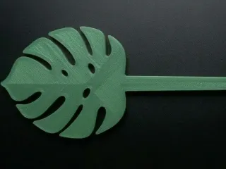 monstera hair pin