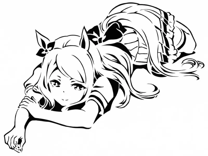 Uma Musume Pretty Derby stencil 1