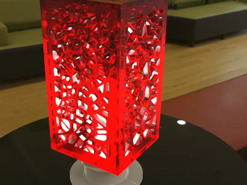 Candeeiro de teto ou de mesa Light Voronoi