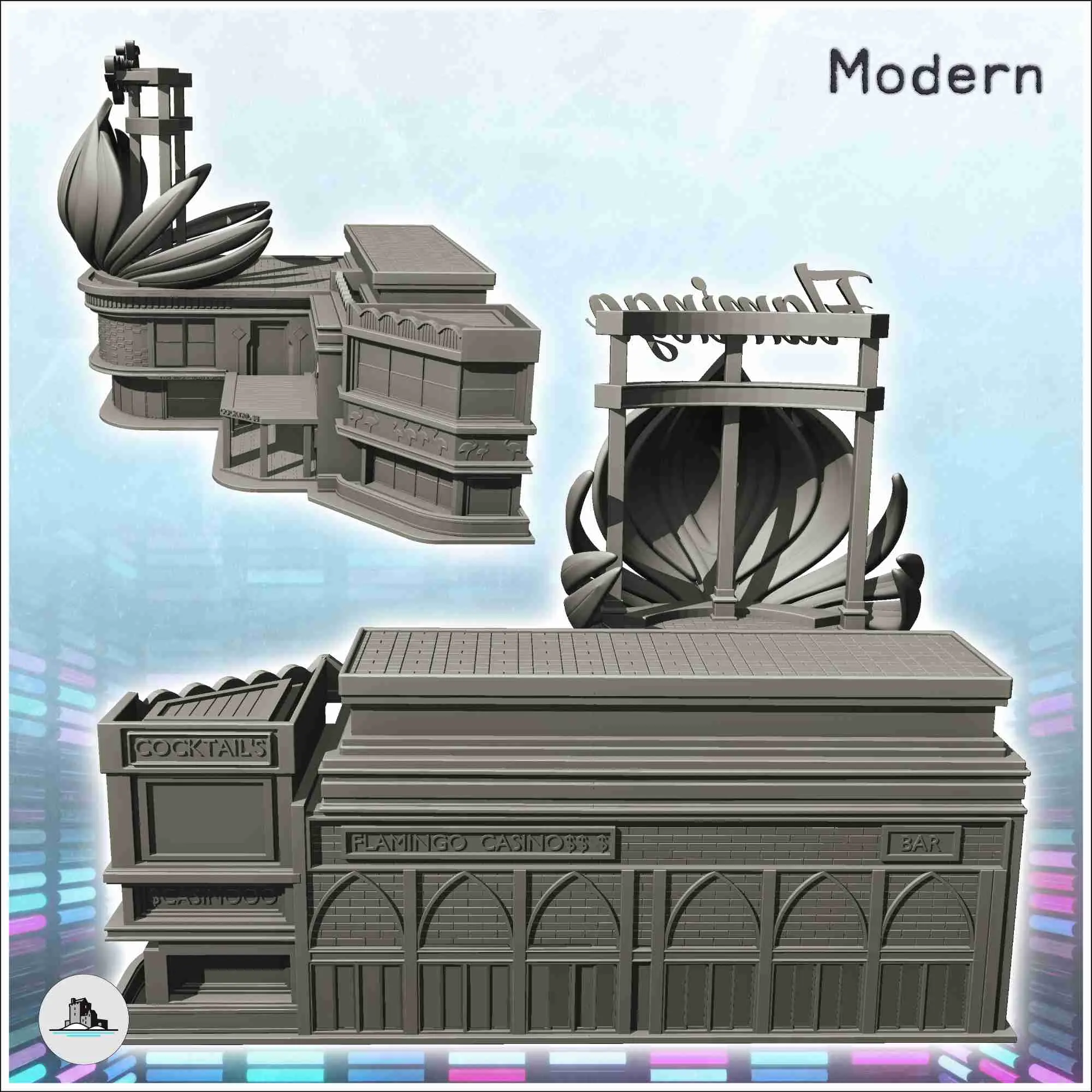 Flamingo Las Vegas Casino (10) - terrain scenery modern nigh