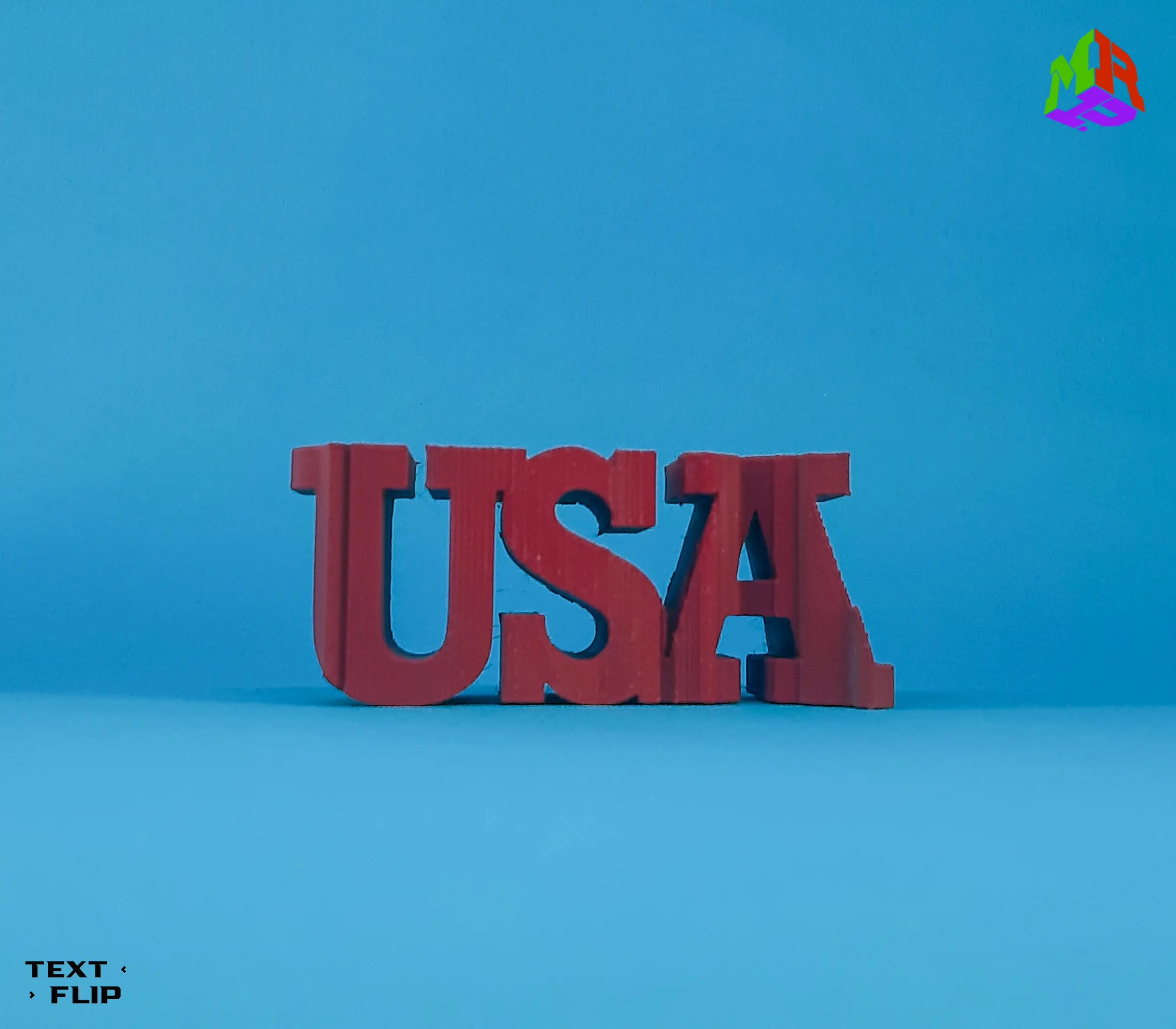 Text Flip - USA