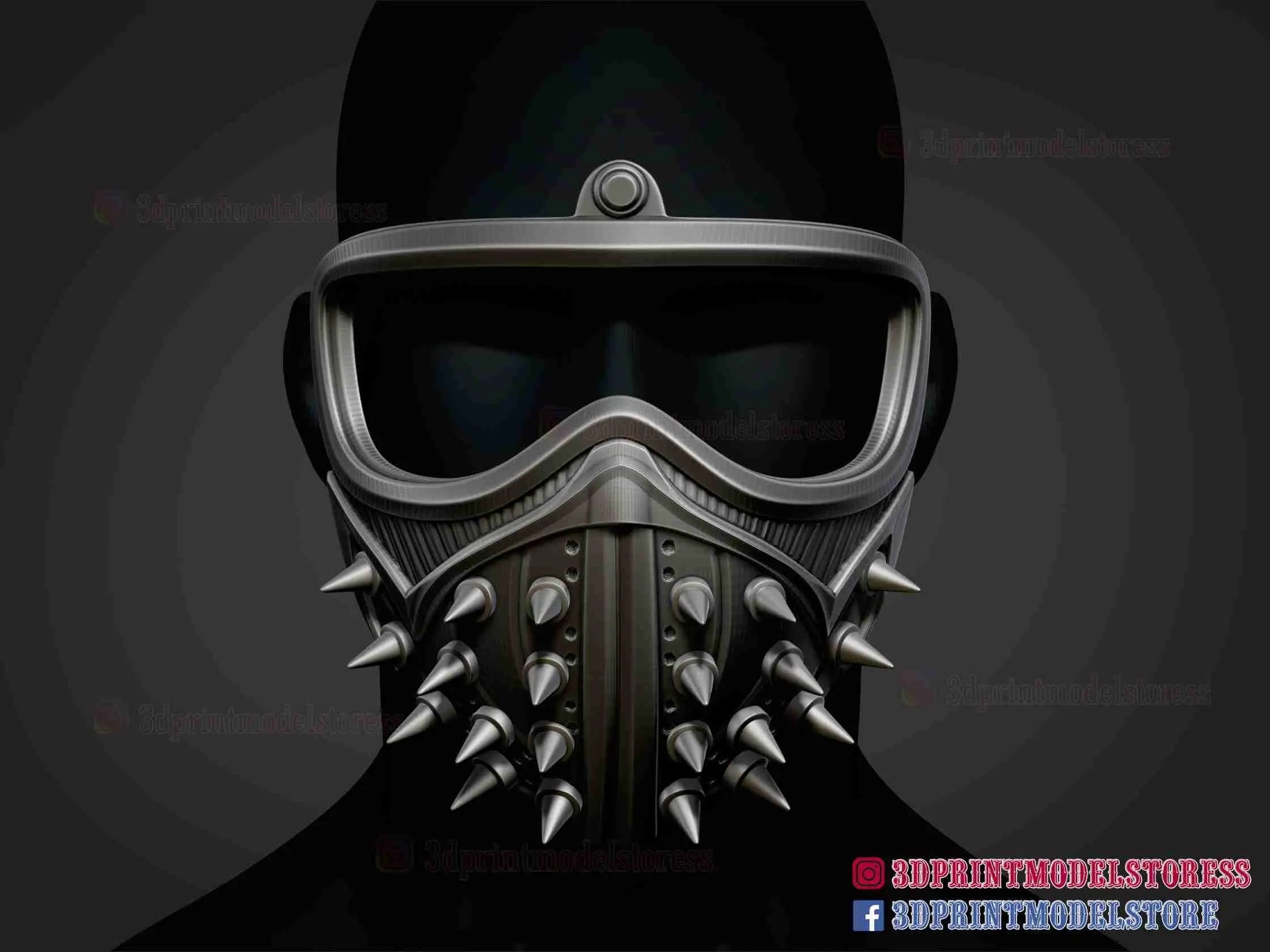 Máscara de Jogo Watch Dogs - Marcus Holloway Cosplay Halloween