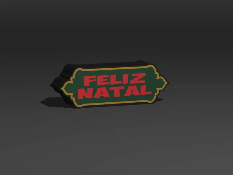 Feliz Natal - Mini - 174mm X 61mm - Lightbox