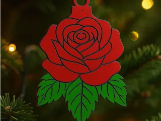 Double-sided Rose bouble. Two colors CFS FREE.