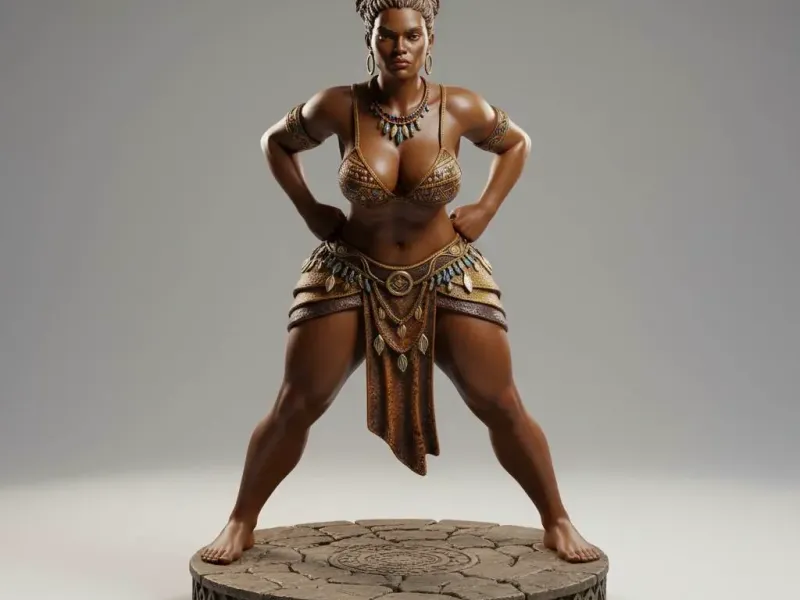 Earth Guardian Priestess – Tribal Power Collectible Figurine