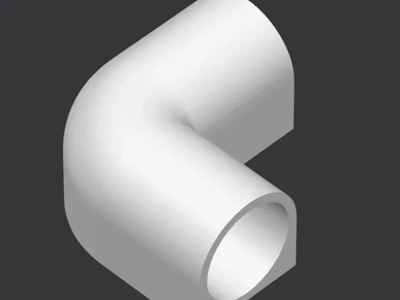 20 mm PVC 90° Eckverbinder