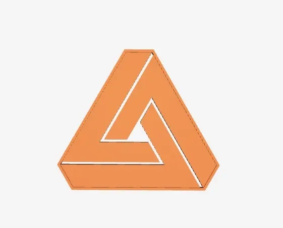 Illusion Dreieck Penrose