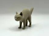 Simple Arching Cat Figurine-3