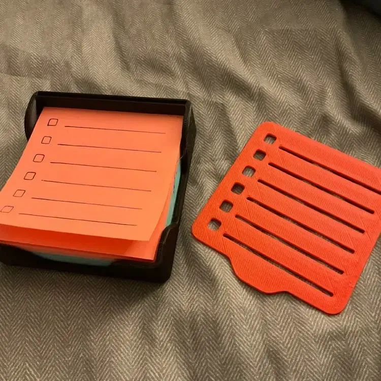 Post-it Takenlijst Sjabloon & Houder